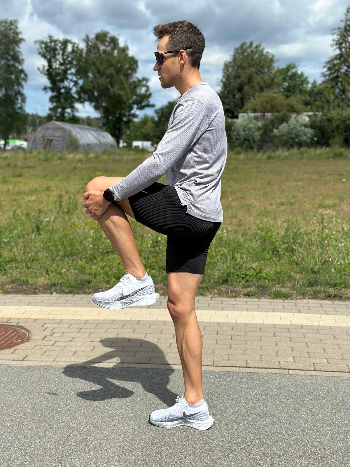 Stiepšanās vingrinājums pēc skrējiena